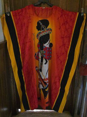 African Kaftan Maxi Dress Mother & Child 1SFM